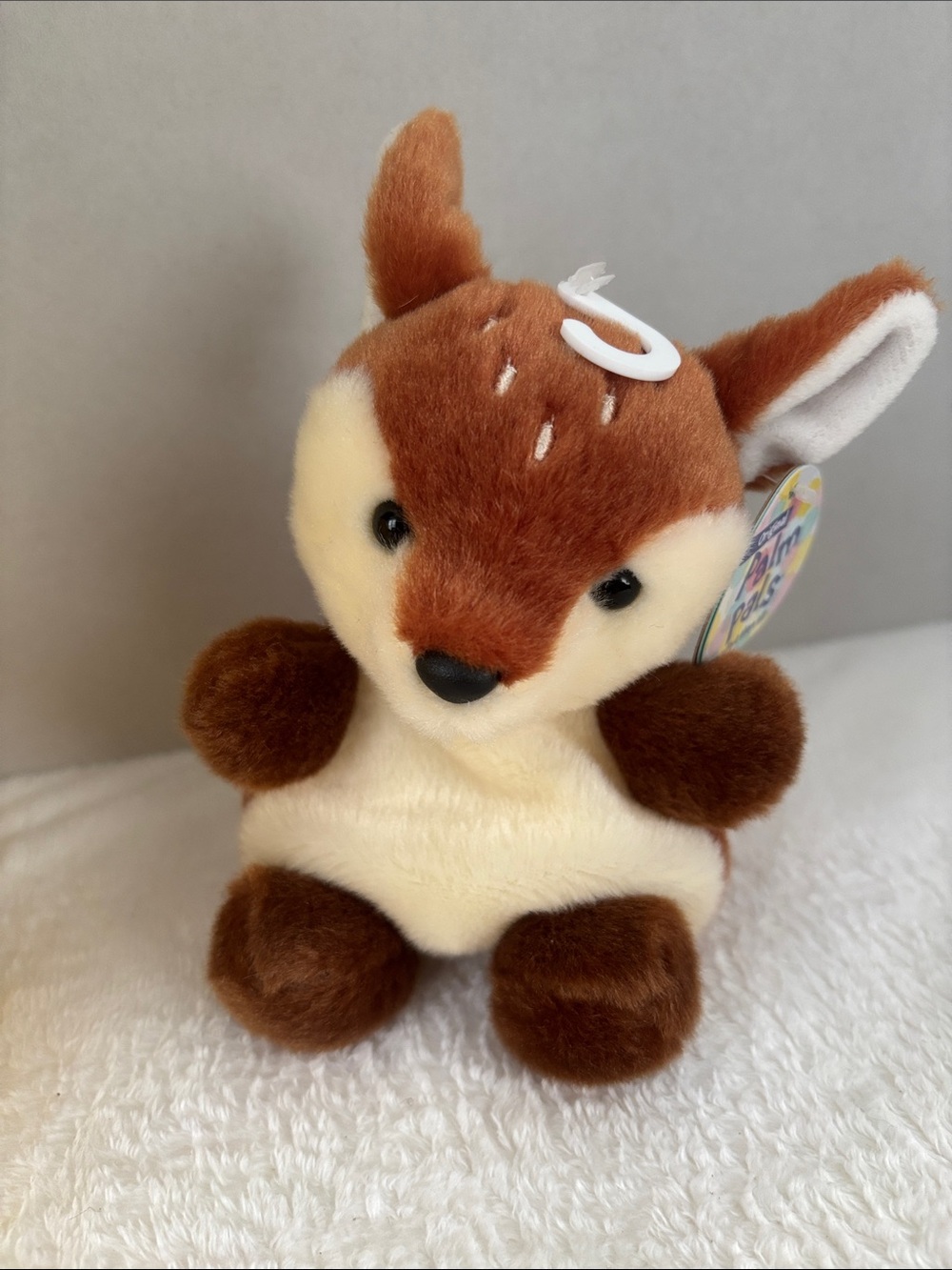Original Palm Pals Plush fawn - Brown & Cream